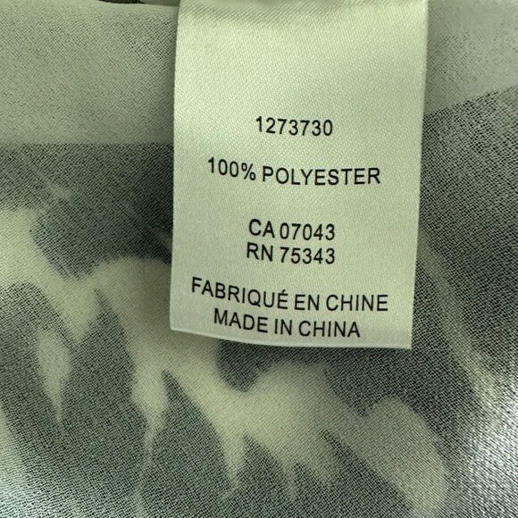 Rachel Rachel Roy Blue & White Sleeveless Blouse M Polyester - Picture 4 of 6